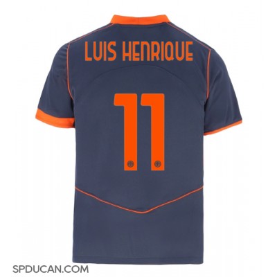 Muški Nogometni Dres Inter Milan Luis Henrique #11 Rezervni 2025-26 Kratak Rukav Muški Nogometni Dres Inter Milan Luis Henrique #11 Rezervni 2025-26 Kratak Rukav